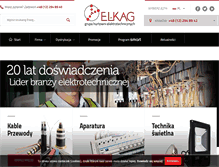 Tablet Screenshot of elkag.pl